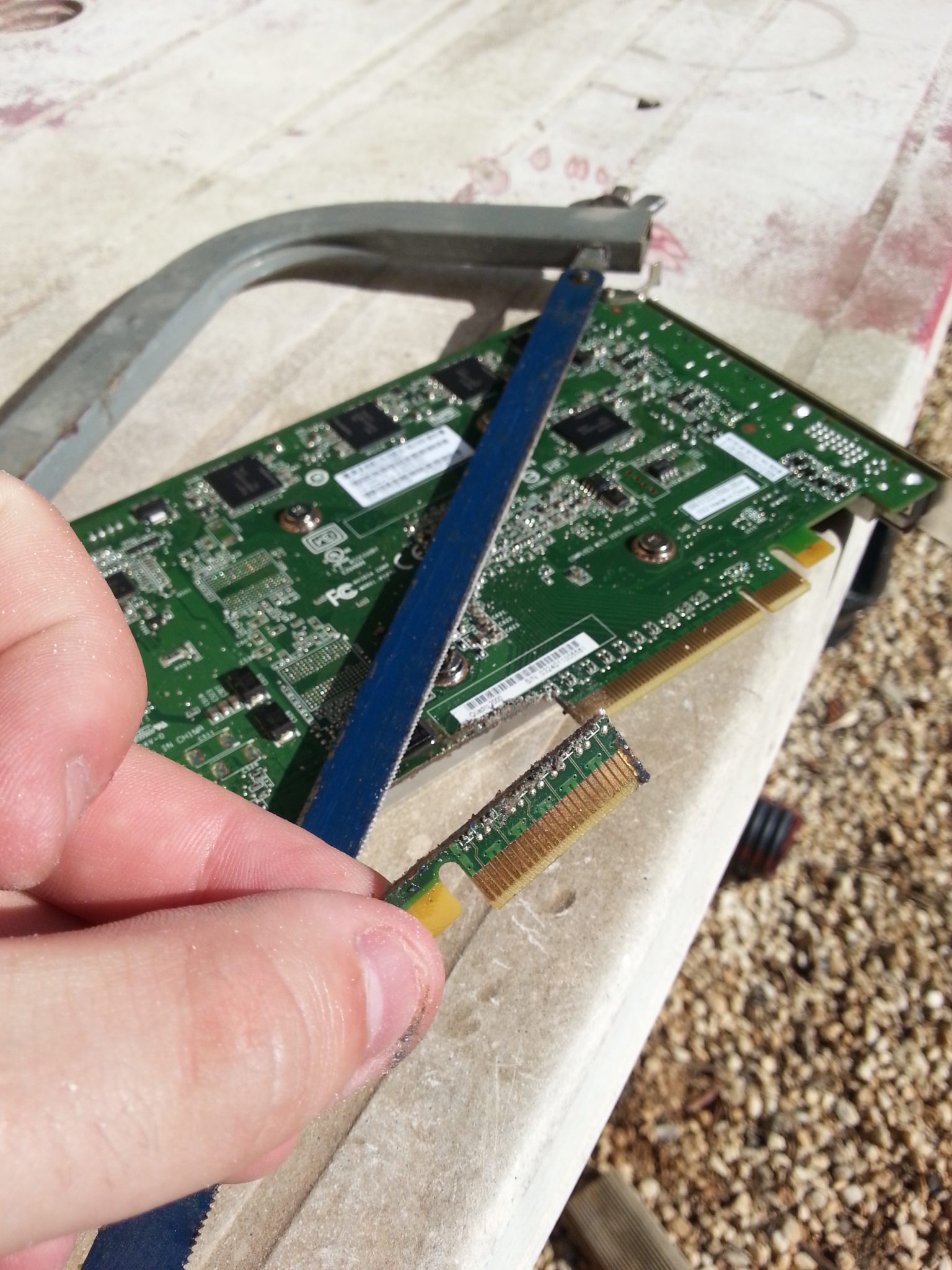 Découpe de la carte