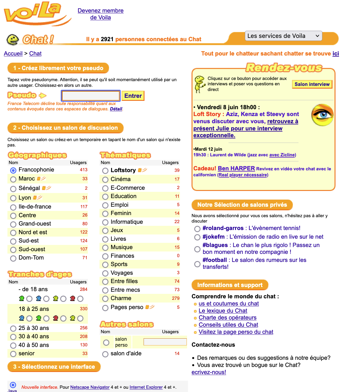 Salons thématiques des chats des années 2000
