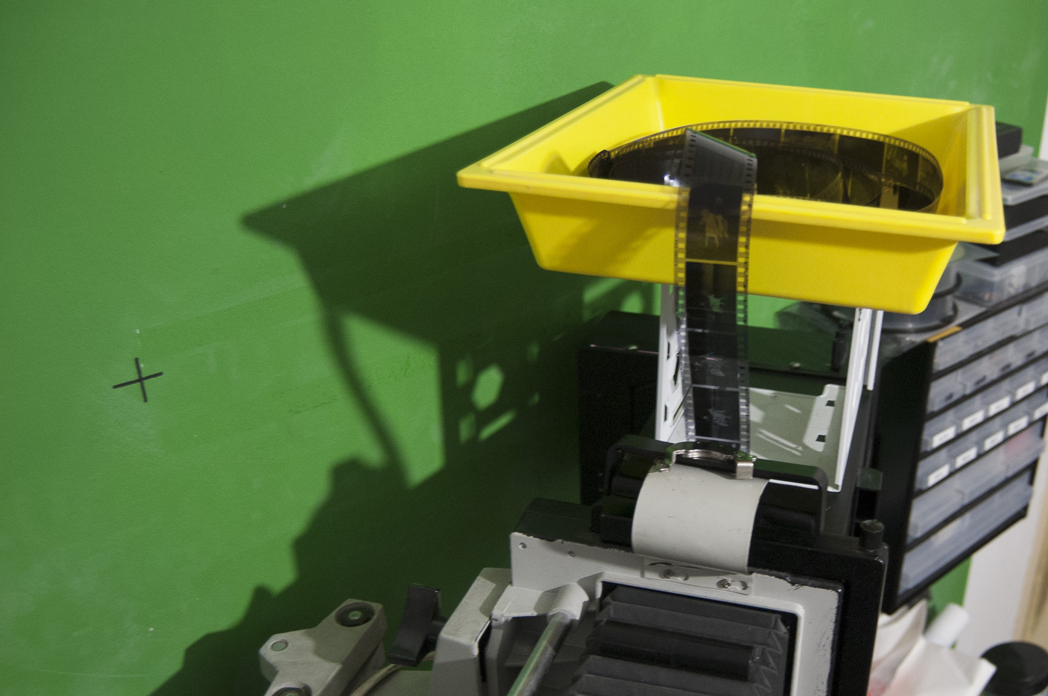 Détail de l'adaptation de la bague Canon EOS