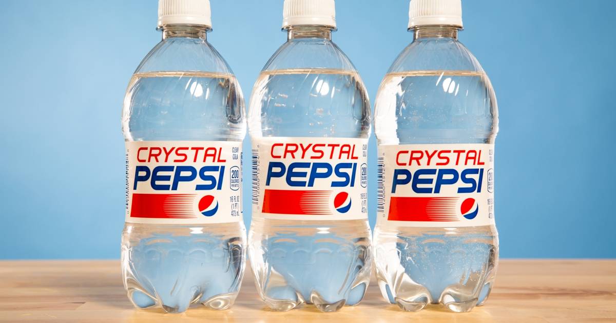 Pepsi sans colorant - résultat transparent