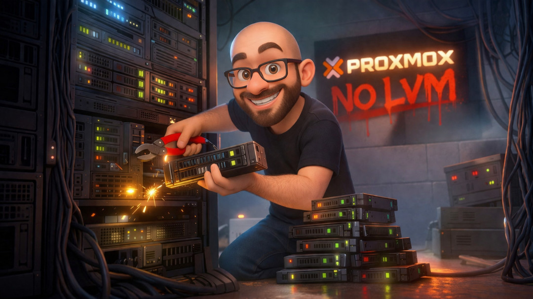 PROXMOX : Pourquoi tuer le LVM entre autre ?