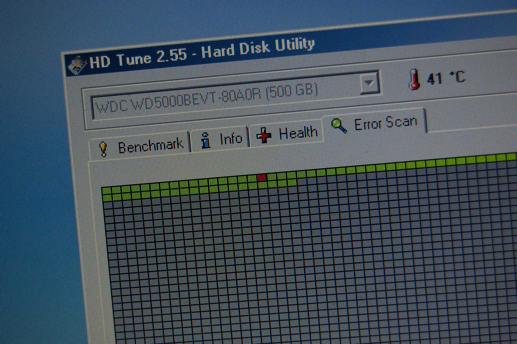 Analyse HDD en cours