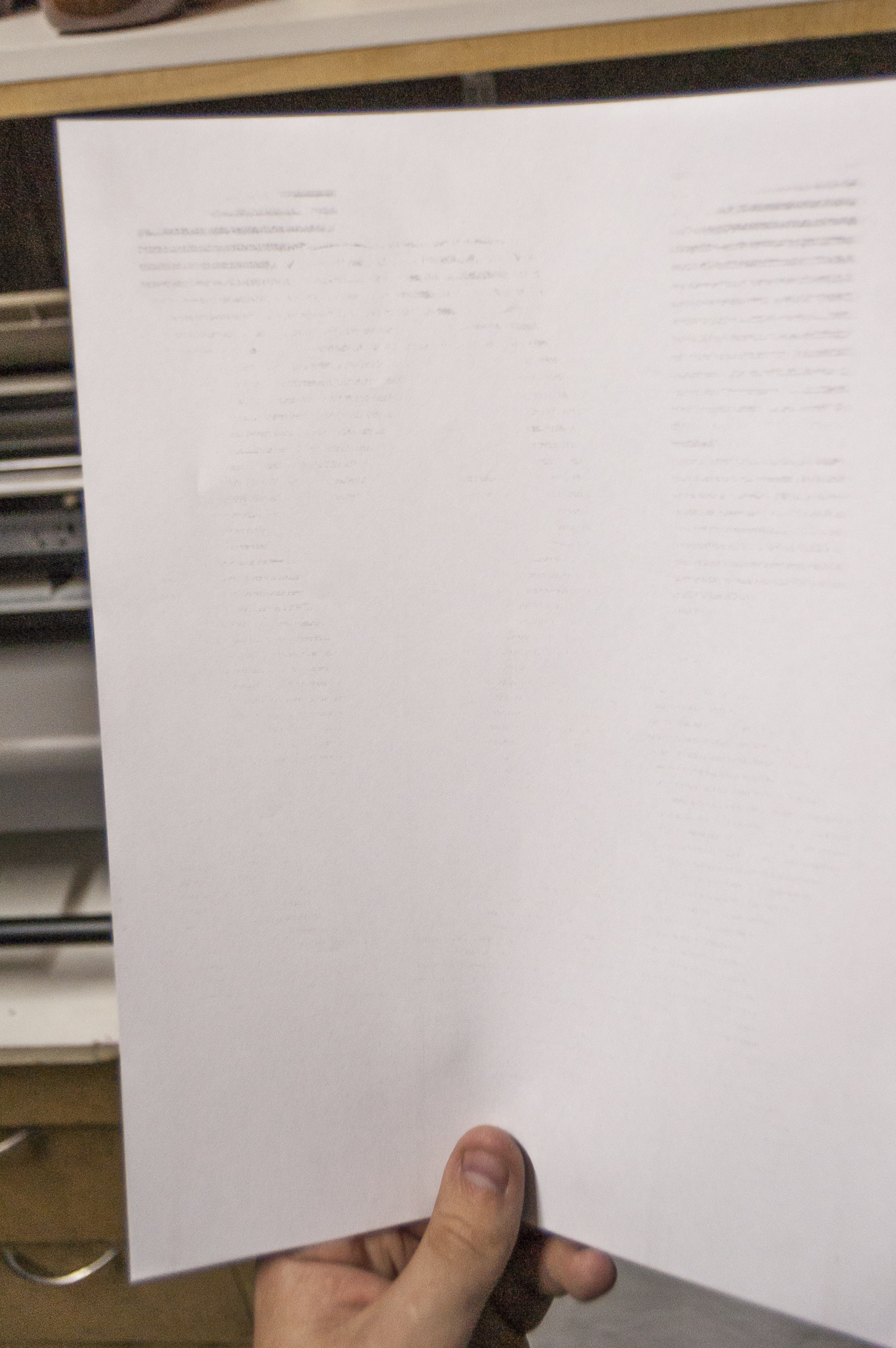 Rinçage à l'eau déminéralisée