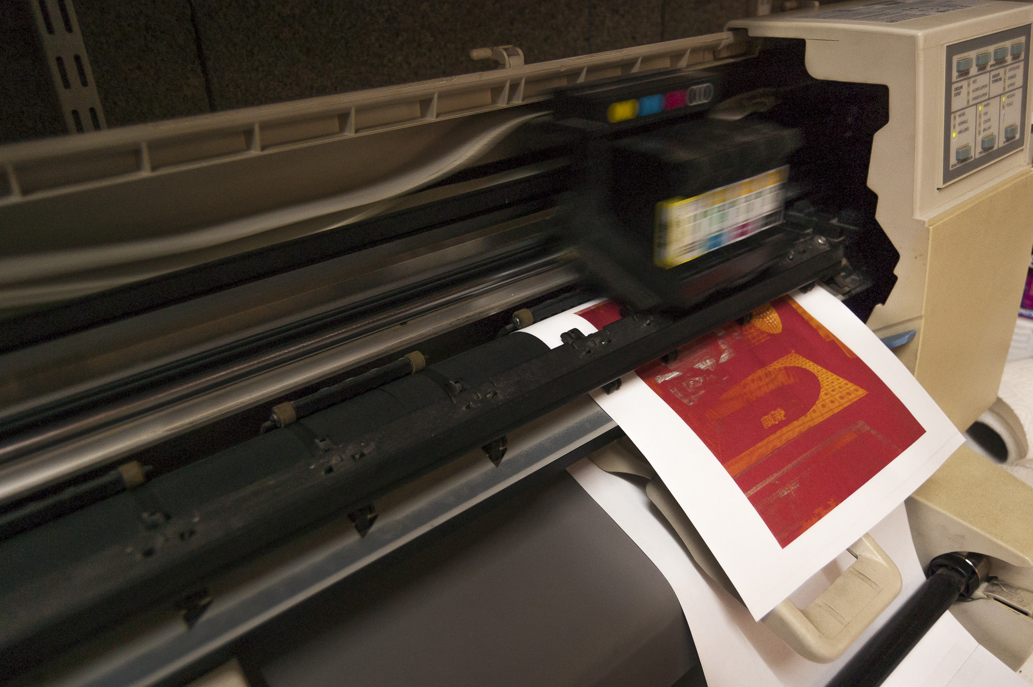 Installation du rouleau