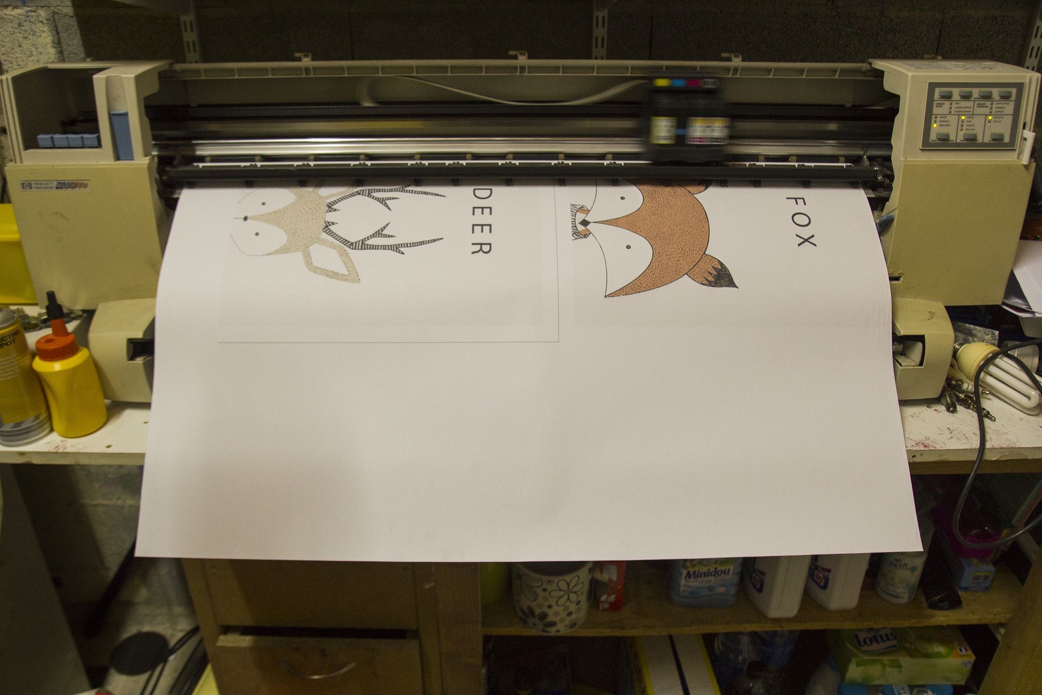 Réglages dans le menu