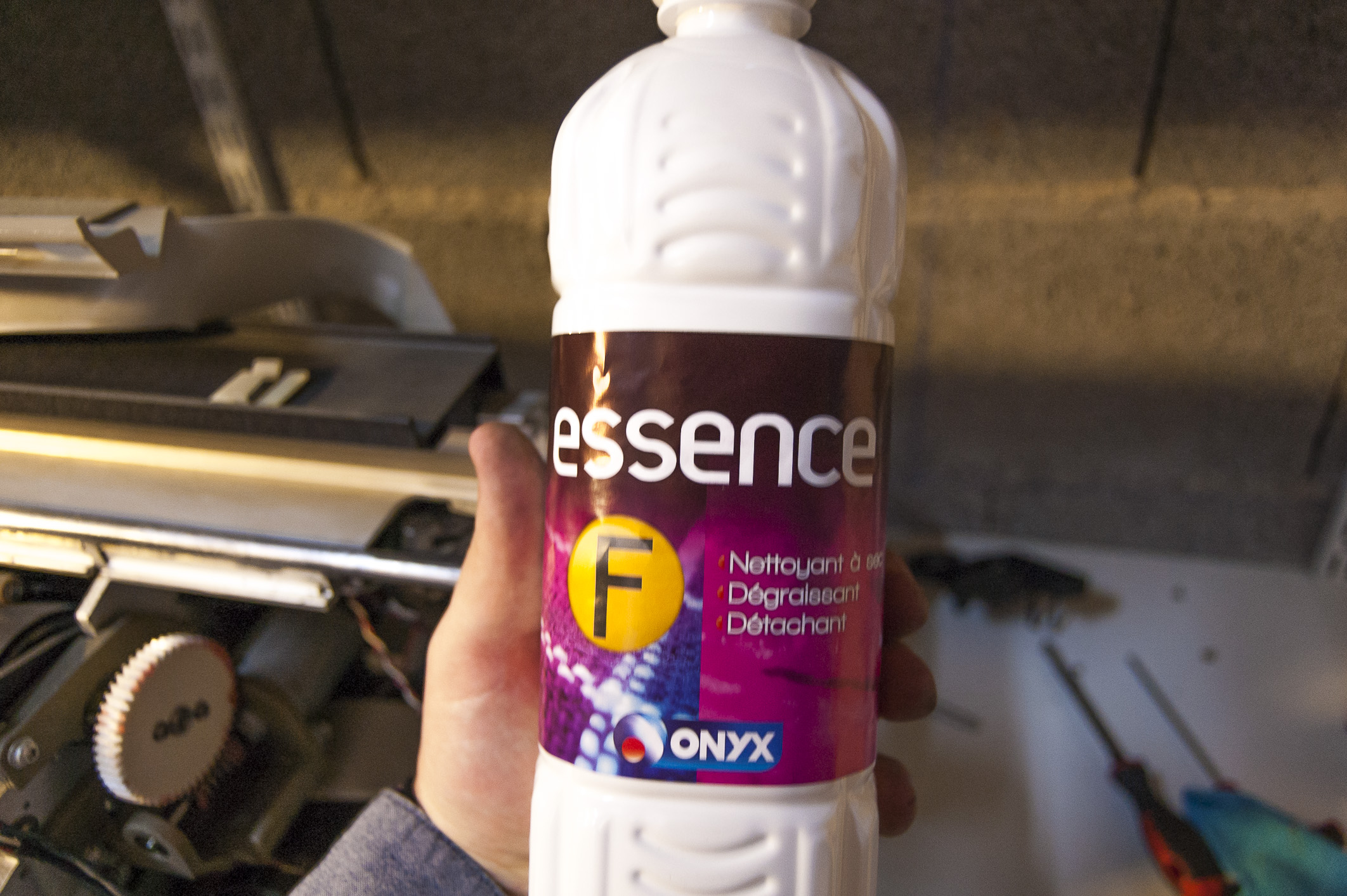 Installation de la nouvelle courroie