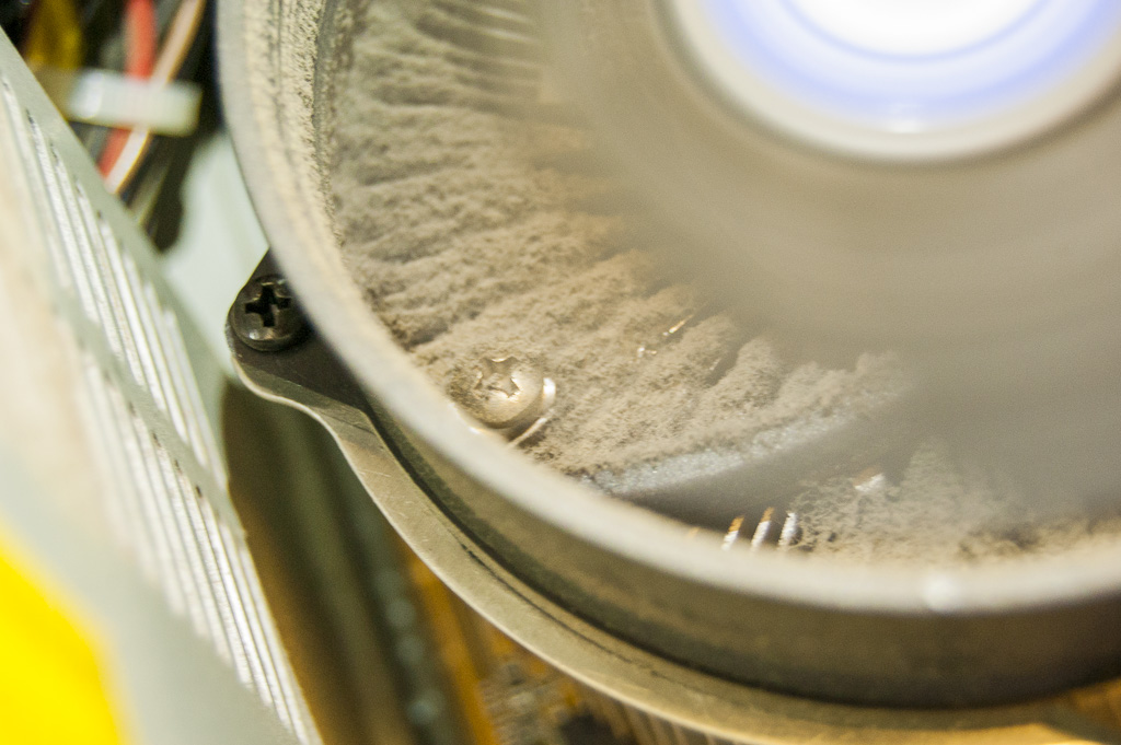 Ventilateur endommagé