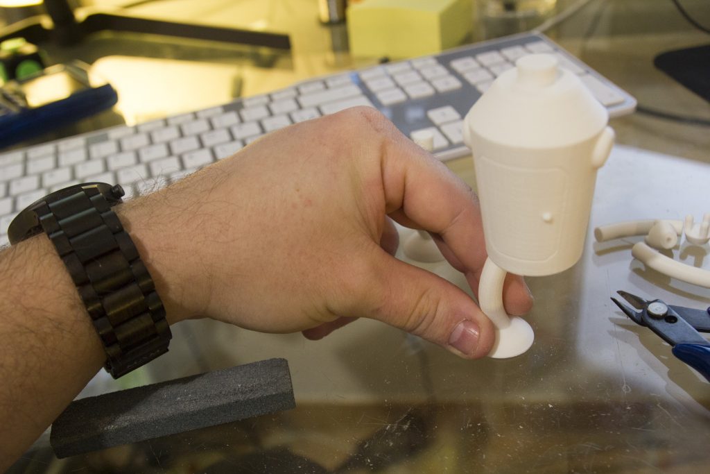 Détails de la surface imprimée en PLA