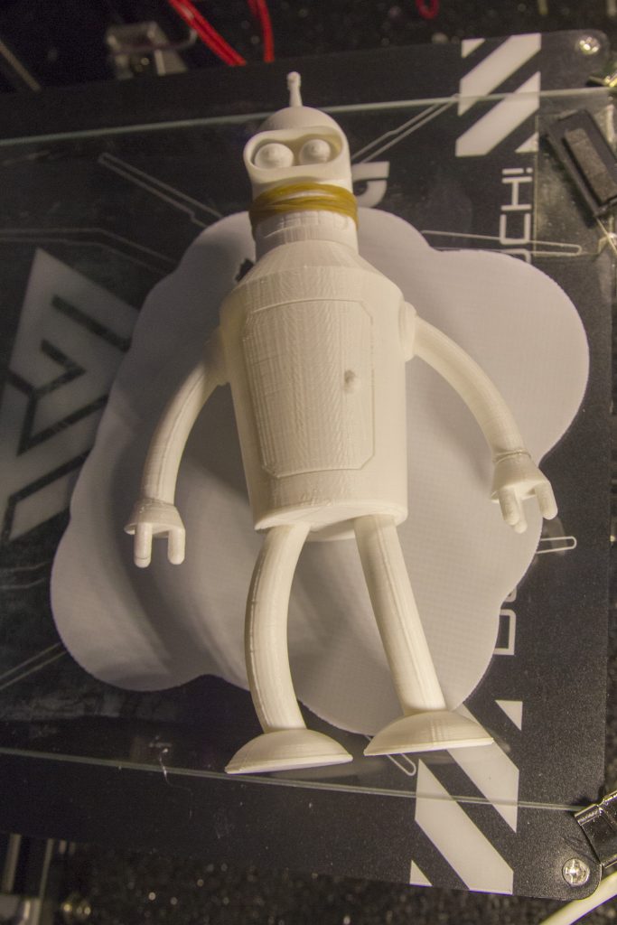 Résultat final - figurine Bender imprimée en 3D