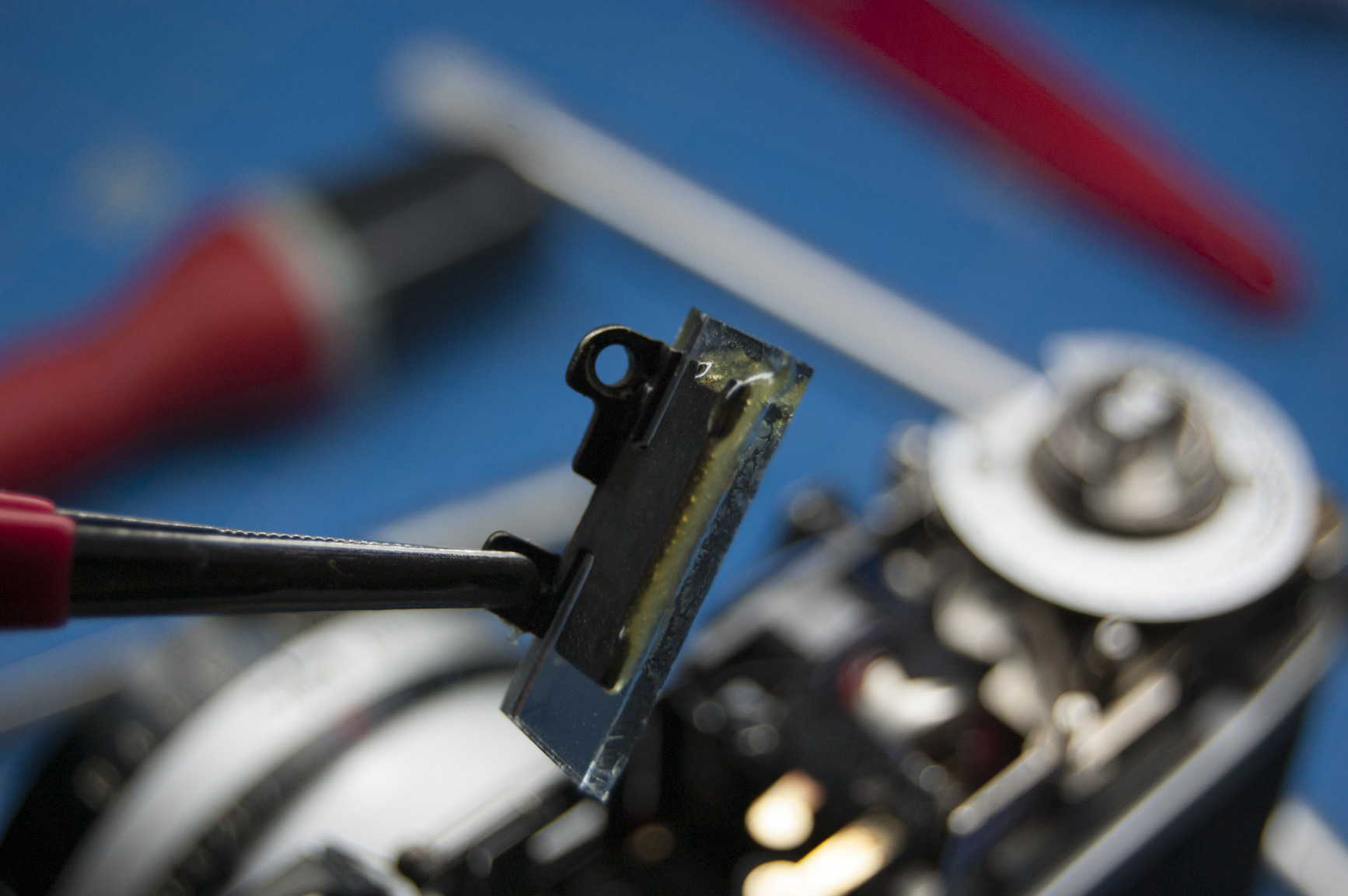 Préparation de la mire de test